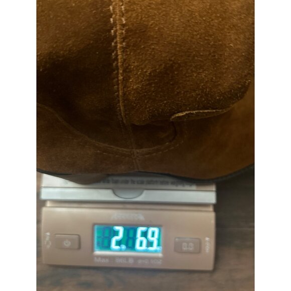 Franco Sarto Brown Suede Knee-High Boots Chunky Tassel Fringe Womens 6.5 Fall - Picture 10 of 10